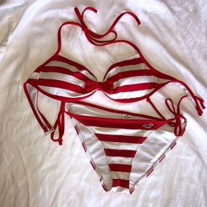 Red & White Hollister Bikini